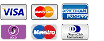 We accept most maor credit cards